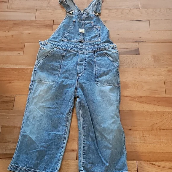 Vintage Union Bay Capri Denim Overalls - Picture 6 of 8